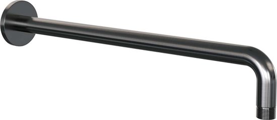 Foto: Brauer gunmetal edition wandarm gebogen 40cm pvd geborsteld gunmetal