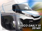 Iveco Daily getinte zijwindschermen tbv model VANAF 2014 pasvorm merk Team Heko