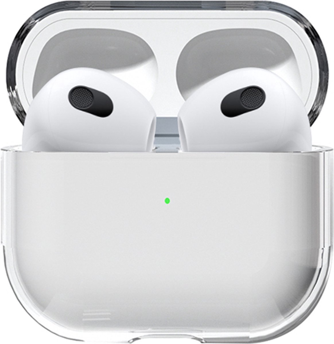 CHPN - Airpodshoesje - Transparant - Siliconen Beschermhoesje - Airpodshoesje - Geschikt voor Apple AirPods - AirPods 3