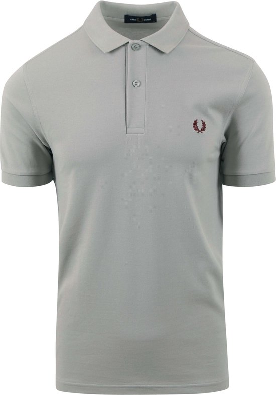 Fred Perry - Polo Plain Greige - Slim-fit - Heren Poloshirt Maat XS