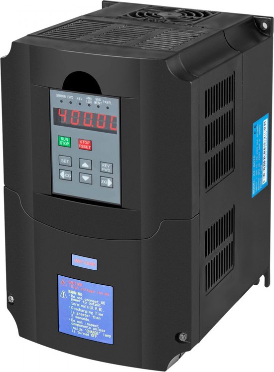 Omvormer Inverter 4KW 5HP 380V AC-aandrijving VEVOR-aandrijving met variabele frequentie 3 fase Vfd