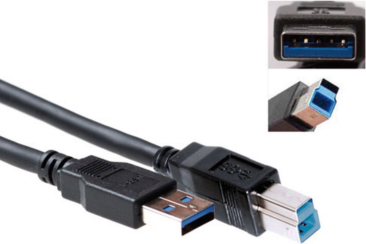 ACT SB0004 USB 3.0 A male - USB B male | 5 meter