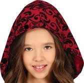 Fiestas Guirca - Red hooded witch meisjes (7-9 jaar) - Carnaval Kostuum voor kinderen - Carnaval - Halloween kostuum meisjes