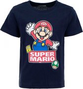 Super Mario - t-shirt - donker blauw - jongens - maat: 3 jaar