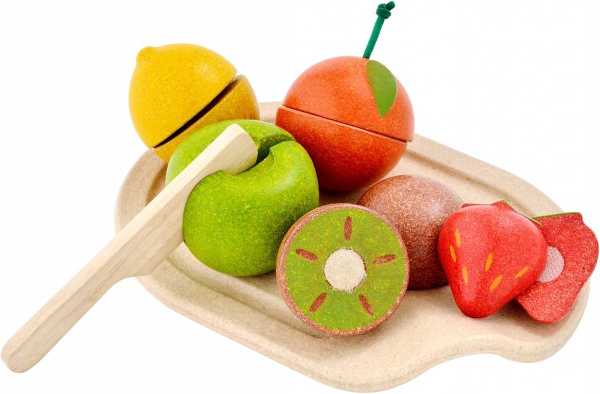 PlanToys Houten Speelgoed Assortiment fruit.