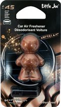 little joe - car air freshner metallic - autogeur parfum - cedarwood