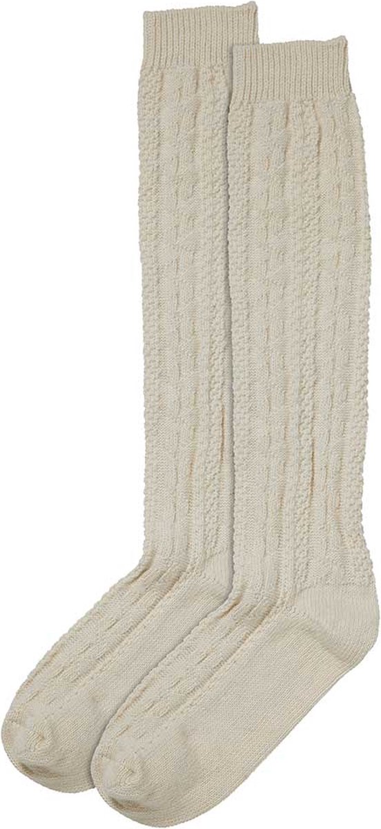 XQ - Tiroler Kniekousen - Offwhite - Unisex - Maat 35 t/m 46 - Oktoberfest sokken - Oktoberfest kousen - Tiroler sokken — cadeau in Mode & Accessoires - foto 2