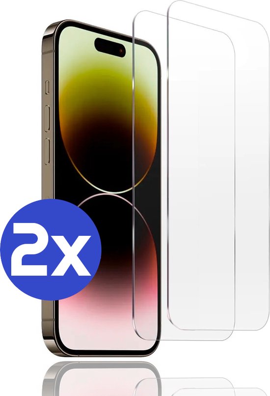 Premium Screenprotector Geschikt Voor iPhone 14 Pro Max - Gehard Glas - 2 Stuks