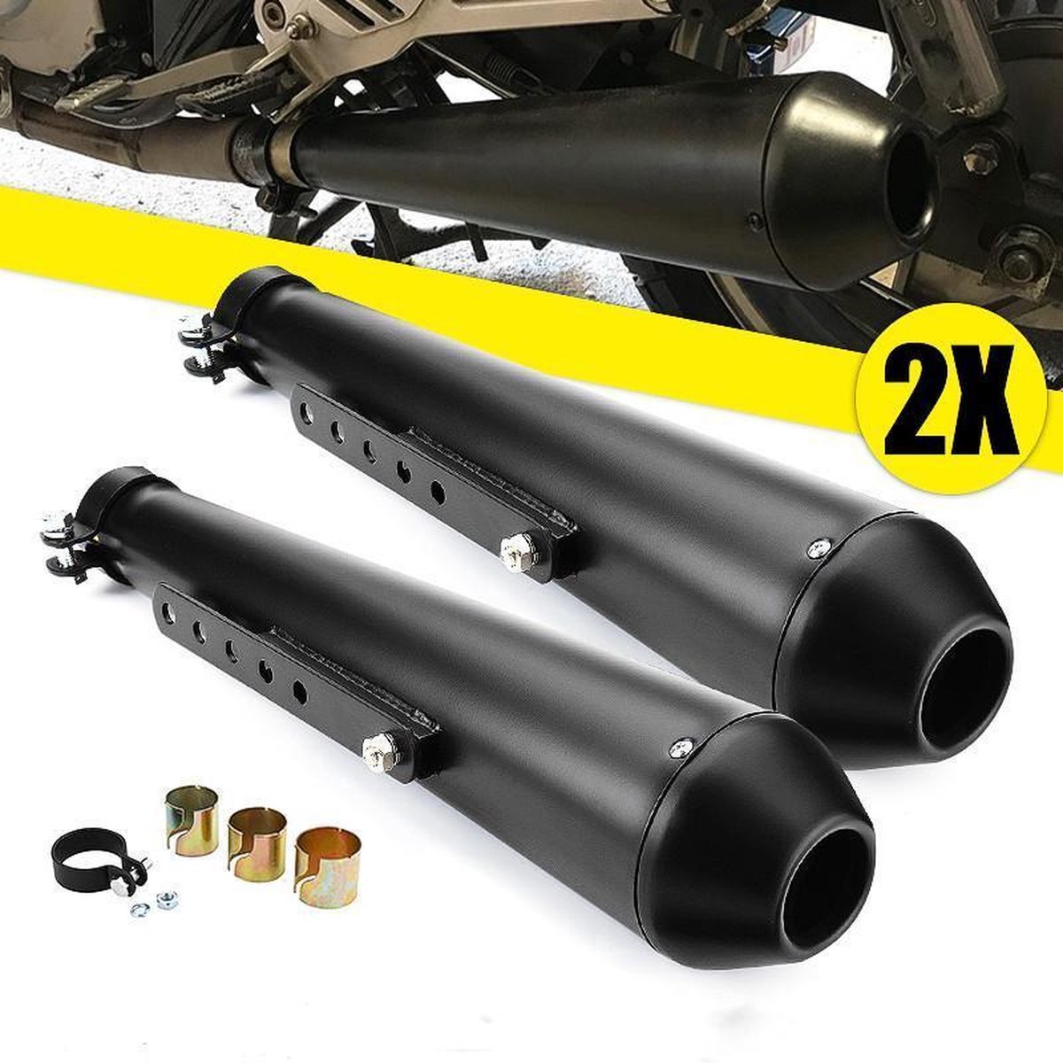 Motor Uitlaten 2 stuks