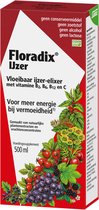Salus Floradix IJzer-elixir - Mineralen - Bij vermoeidheid - Met ijzer en vitamine B12 - 500 ml