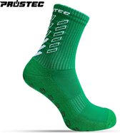 Prostec® Grip Chaussettes - Grip Chaussettes Voetbal - Grip Chaussettes - Taille Unique - Anti Slip - Grip Chaussettes Vert