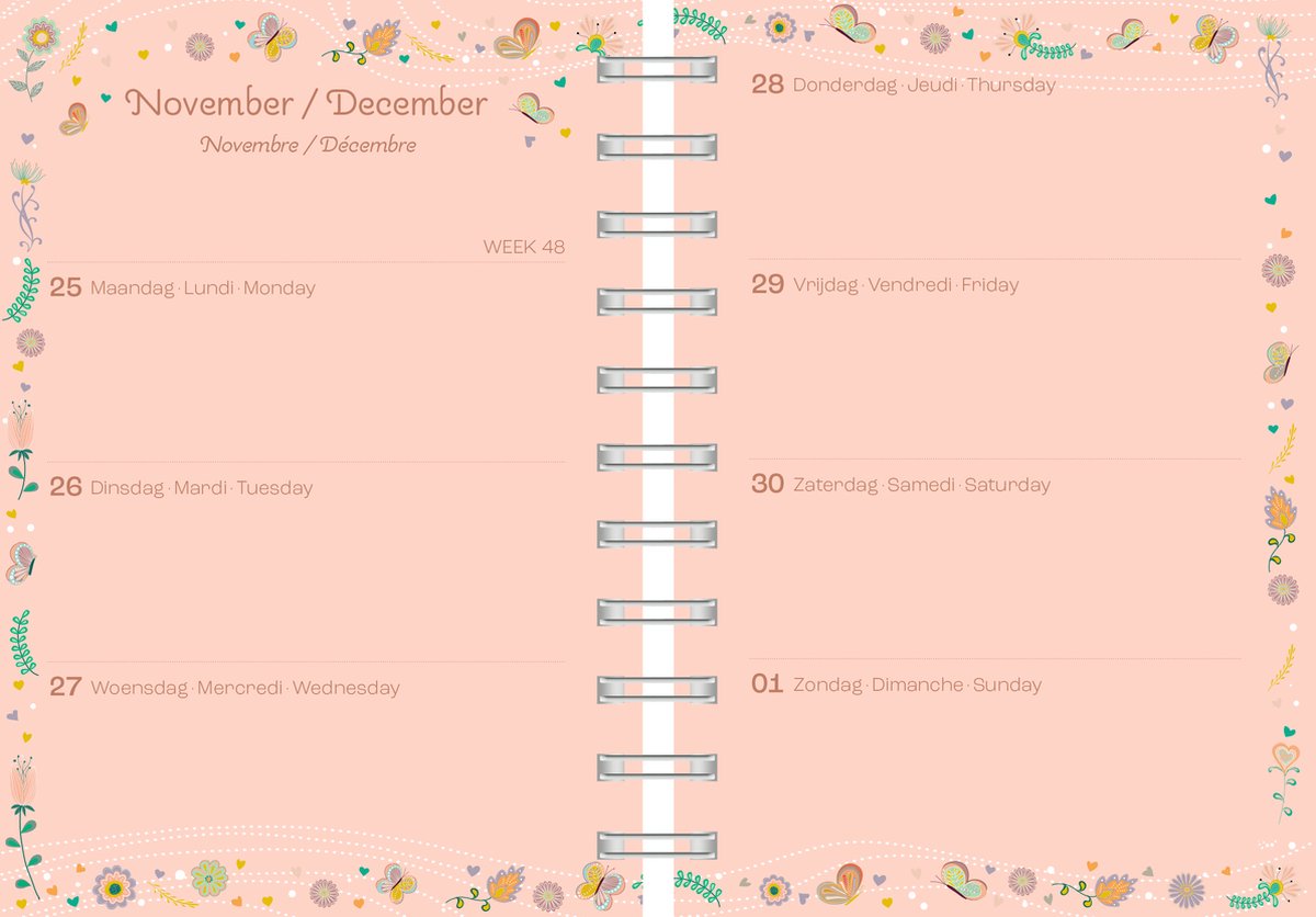 Hallmark Agenda 2024 Turnowsky Fiets met hart Weekoverzicht