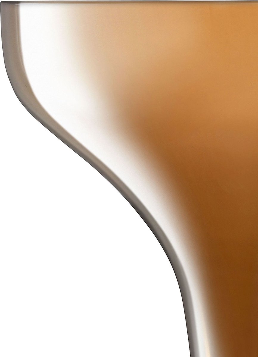 L.S.A. - Epoque Champagne Glas 150 ml Set van 2 Stuks - Glas - Oranje