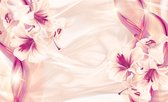 Floral Lilies Abstract Modern Photo Wallcovering