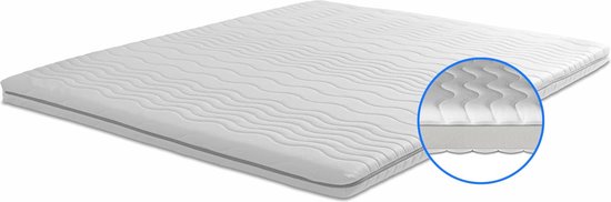 Matelas 140x200 NASA en mousse à mémoire Topper 6cm d' épaisseur