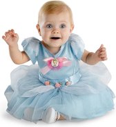 Smiffys - Disney Cinderella Classic Kostuum Jurk Kinderen - Kids tm 1 jaar - Blauw
