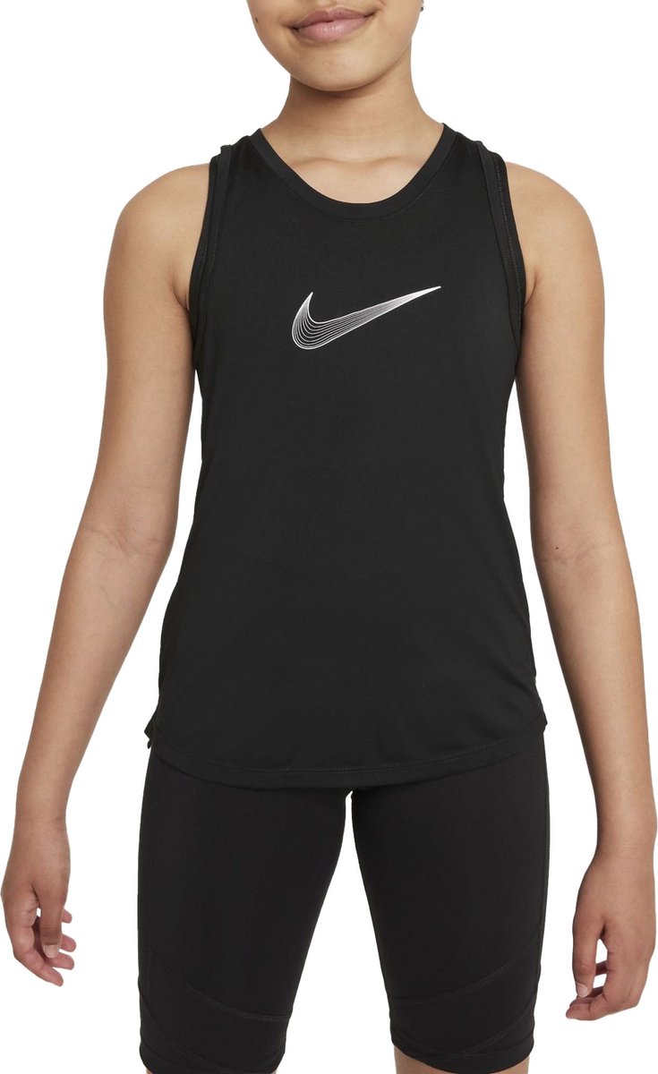 Nike One Tanktop Sporttop Unisex Zwart