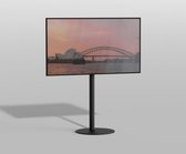 TV vloerstatief Gate 120 Design Tv standaard Trendy Zwart Staal 19-40” - VESA 100x100