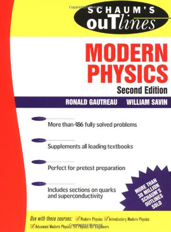 Schaum's Outline Of Mod Physics
