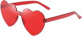 eSpecialz - Hartjes bril - Hart - Festival bril- Trendy Bril - Big Red - C14