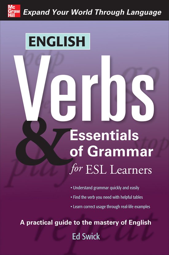 English Verbs & Essentials Grammar ESL - cover