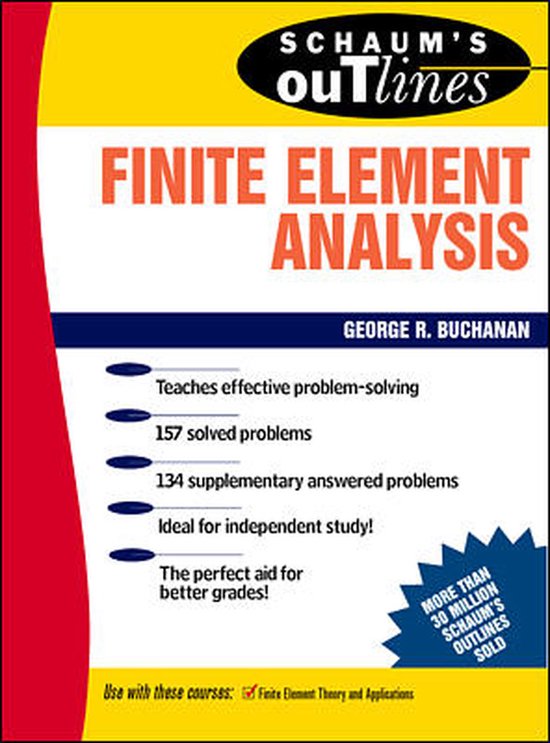 Schaum'S Outline Of Finite Element Analysis - cover