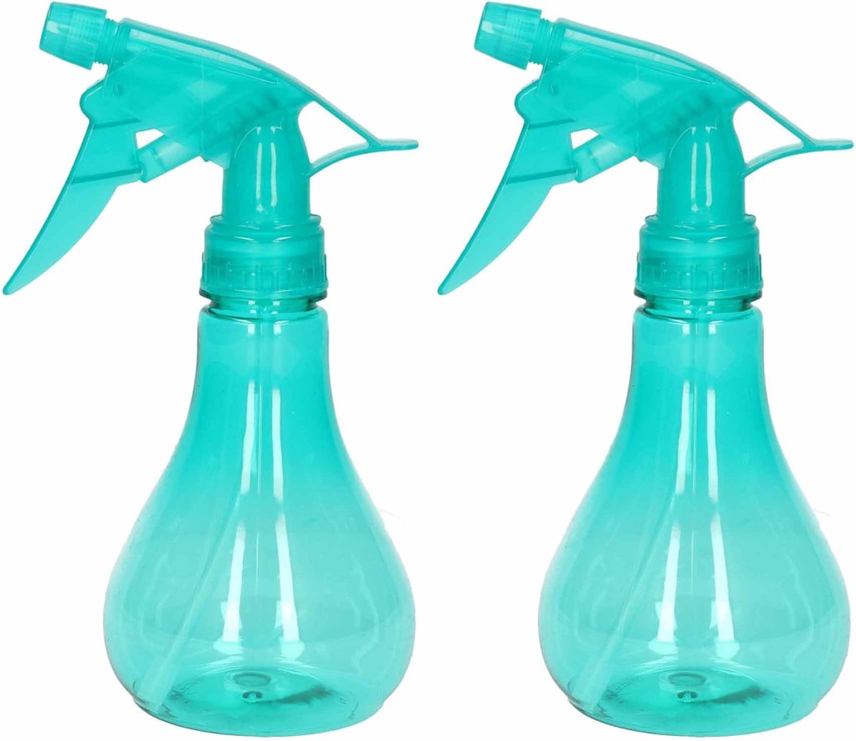 Plasticforte Waterverstuiver - 2x - plantenspuit - spuitfles - groen - 250 ml - Plantenspuiten - kunststof