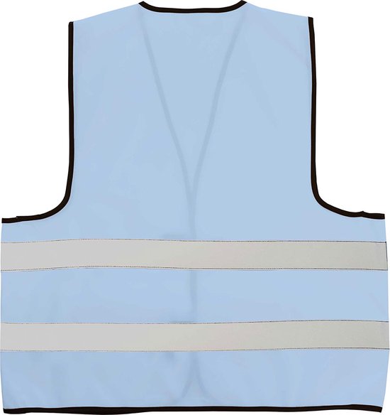 Pack de 10 gilets de sécurité bleu clair - Gilets de sécurité bleu clair - Gilets de sécurité adultes - Gilets événements - Vest Factory