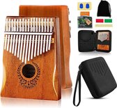 Luxe kalimba instrument - 17 toetsen - draagbaar