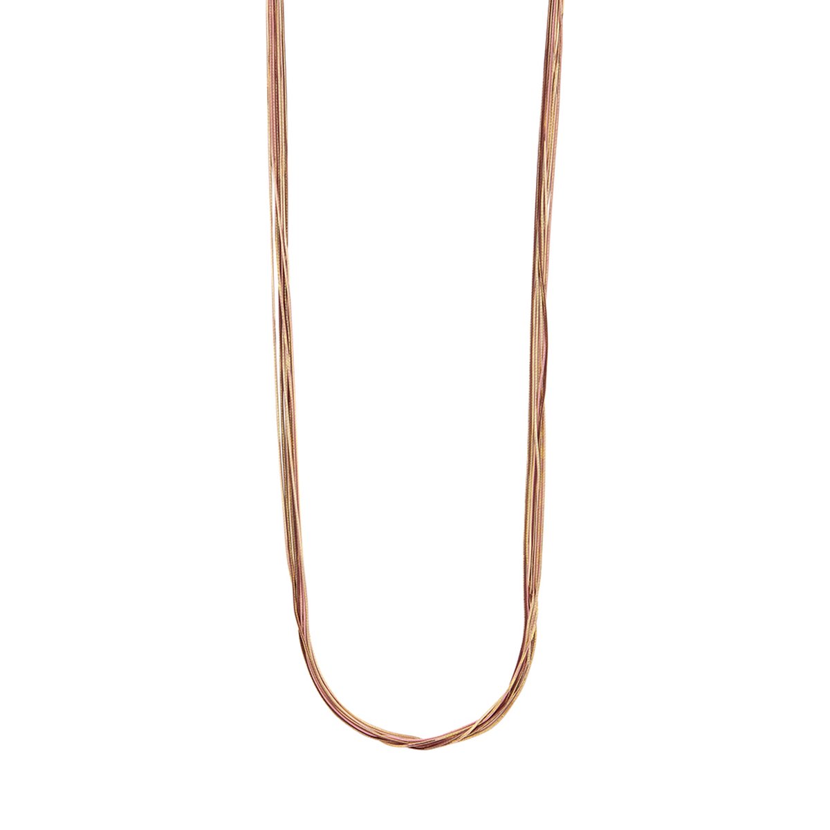 Les Cordes - XERLANG - Collier - Meerkleurig - Roze - Metaal - Juwelen - Sieraden - Dames