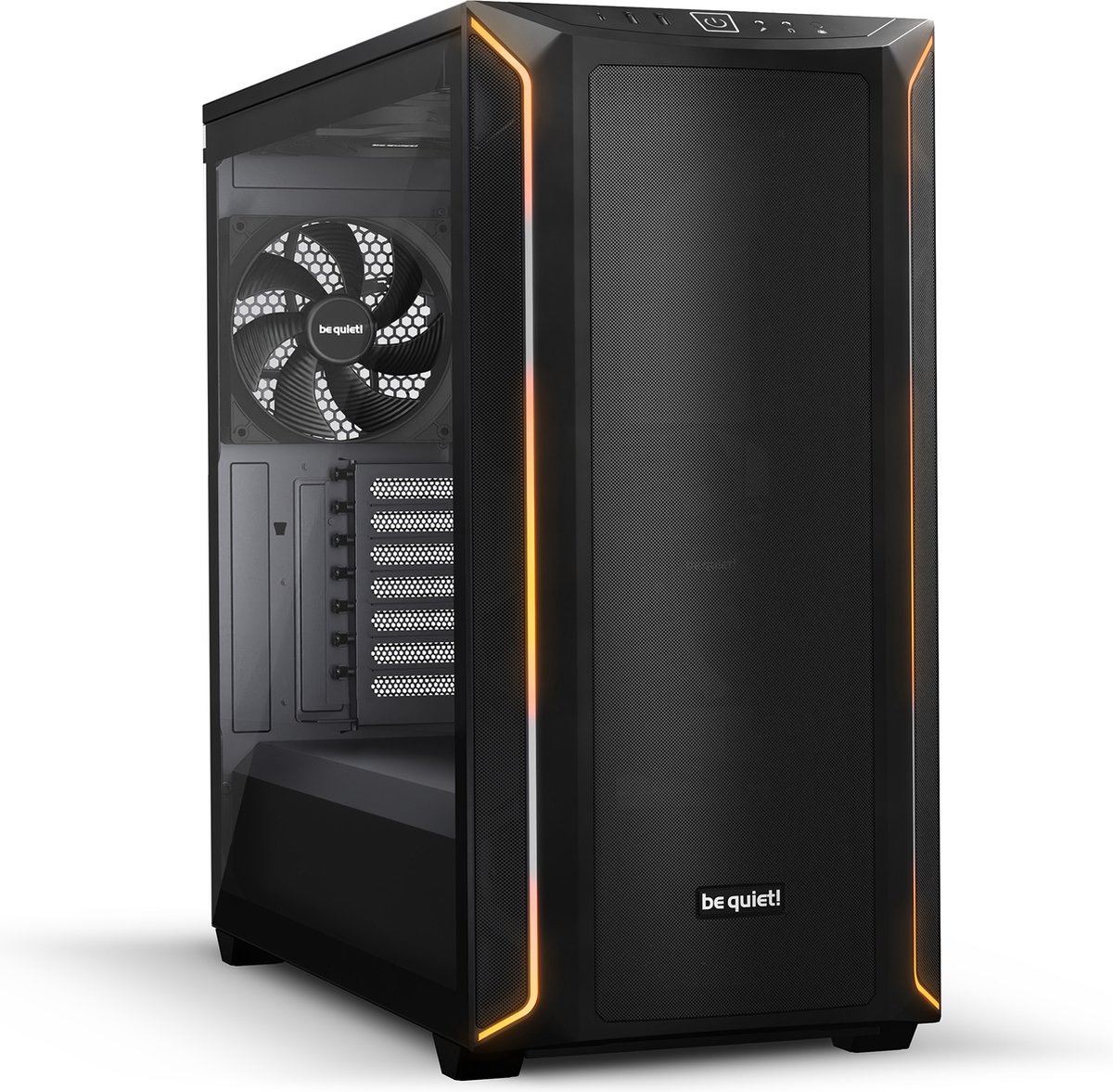 be quiet! Shadow Base 800 DX Black, Midi Tower, PC, Zwart, ATX, EATX, micro ATX, Mini-ITX, Acrylonitrielbutadieenstyreen (ABS), Staal, Gehard glas, Multi