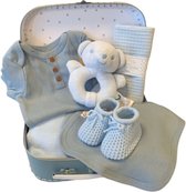 Kraamcadeau Kraamkado jongen - jongen - baby geschenkset - kraamcadeau jongen - baby memorie box - babyshower cadeau - 7 in 1 kado