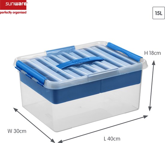 Bac Gastro Plastique Sunware Q-line Bou00eete De Rangement