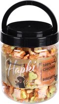 Flamingo Hapki - Snack Honden - Hapki Kleine Koekjes Met Kip 550gr - 1st