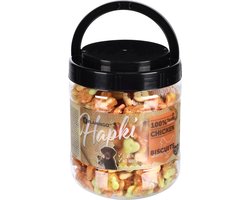 Hondensnack – koekjes met kip – hondensnacks – honden snacks – hondensnoepjes – glutenvrij – zonder toegevoegde suikers – 550g bewaaremmer