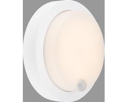 BRILONER Pula - Wandlamp Oplaadbaar - buitenverlichting - buitenlamp met bewegingssensor - met akku - USB-C - 4W - wit