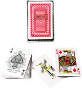 Speelkaarten - Pokerkaart - kaartspel - rood - plastic - hoge kwaliteit speelkaart