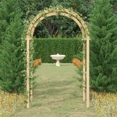 Arche de jardin The Living Store - arche de roses - 141 x 97 x 243 cm - bois de pin massif - imprégné vert