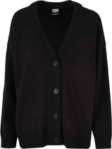 Urban Classics - Big Oversized Lange cardigan - 3XL - Zwart