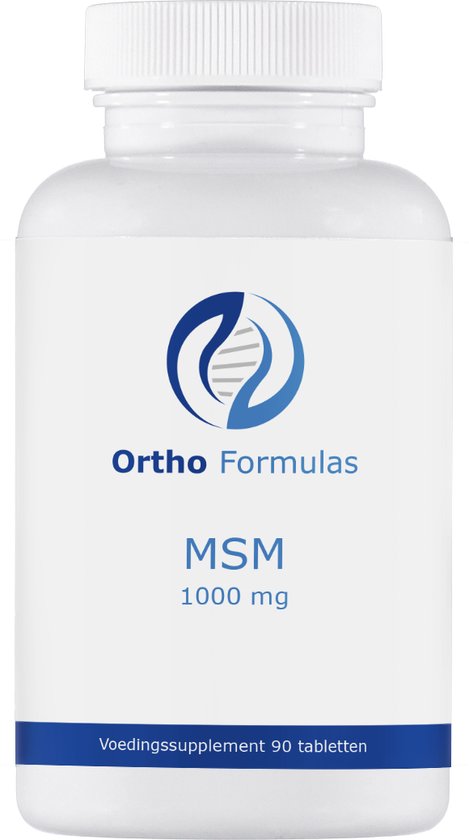 MSM - 1000 mg - 90 tabletten - methyl sulfonyl methaan - vegan
