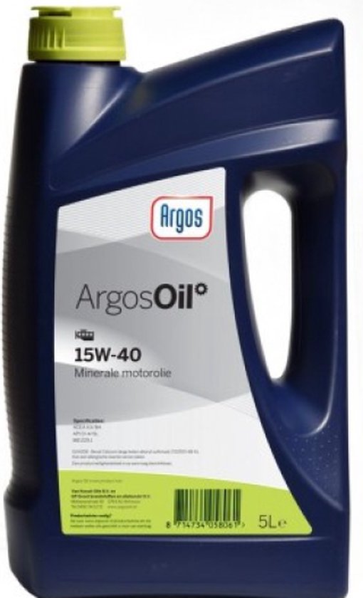 Argos Motorolie 15w40 A3/B4 - 5 liter | bol