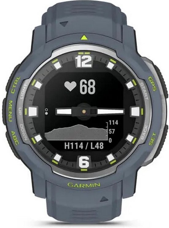 Garmin Instinct Crossover Blauw/Graniet (Hybrid smartwatch)