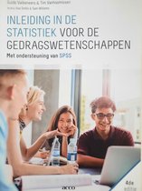 Samenvatting Inleiding in de statistiek voor de gedragswetenschappen, ISBN: 9789463447744  Statistiek I