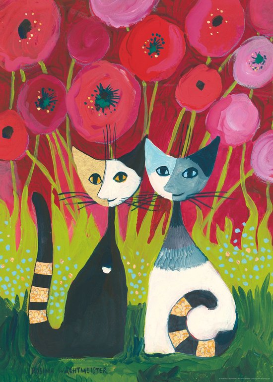 Puzzel 1000 st - Rosina Wachtmeister - Poppies