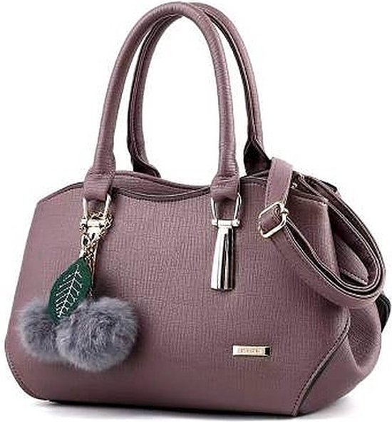 N3 Collecties Vrouwen Handtas PU Leer Schouder/Crossbody Tas Dames ~ Paars