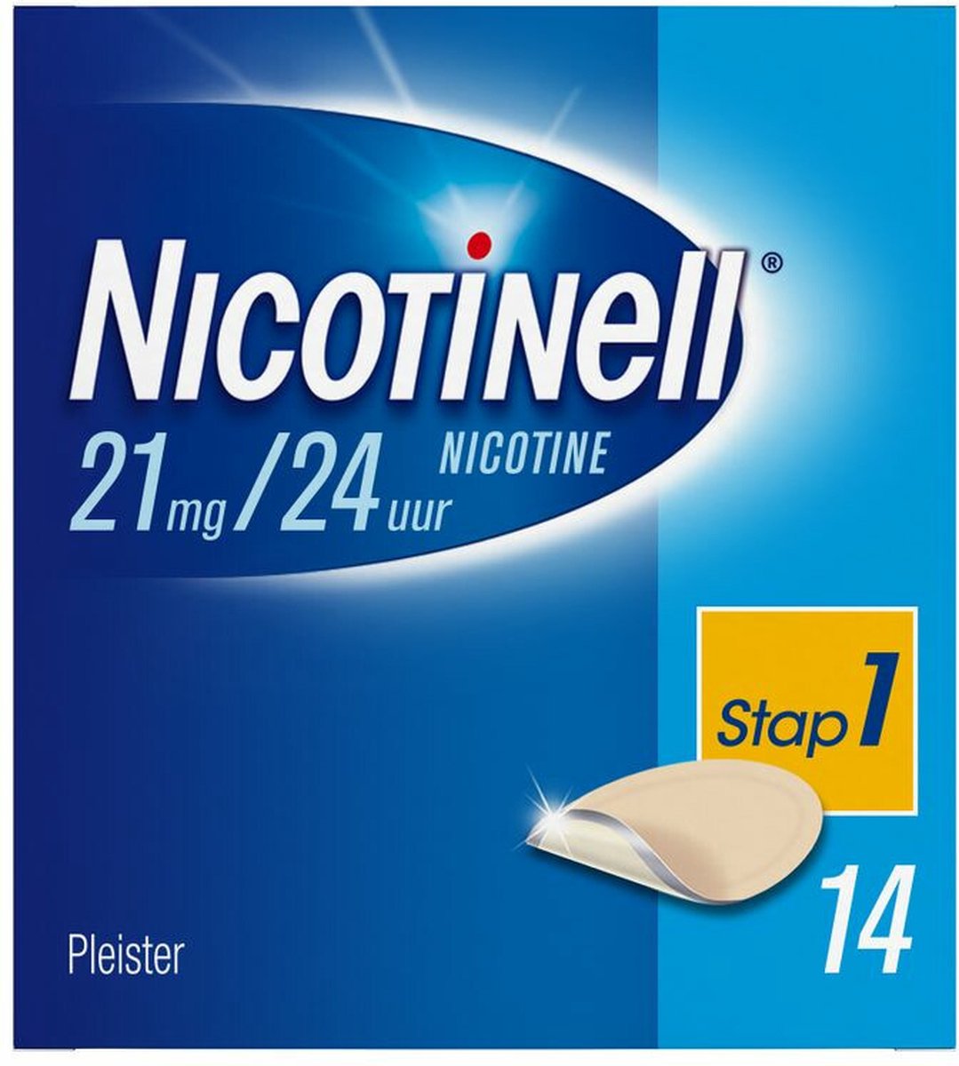 Goedkoopste Nicotinell Nicotinepleisters 21mg - 1 x 14 stuks