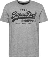 Superdry O-hals shirt vintage vl big logo grijs - S