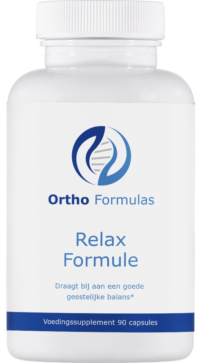 Goedkoopste Relax Formule - 90 capsules - ontspanning - gemoedstoestand - mentale prestaties - functioneren zenuwstelsel - valeriaan - passiebloem - kamille - l-theanine - vegan