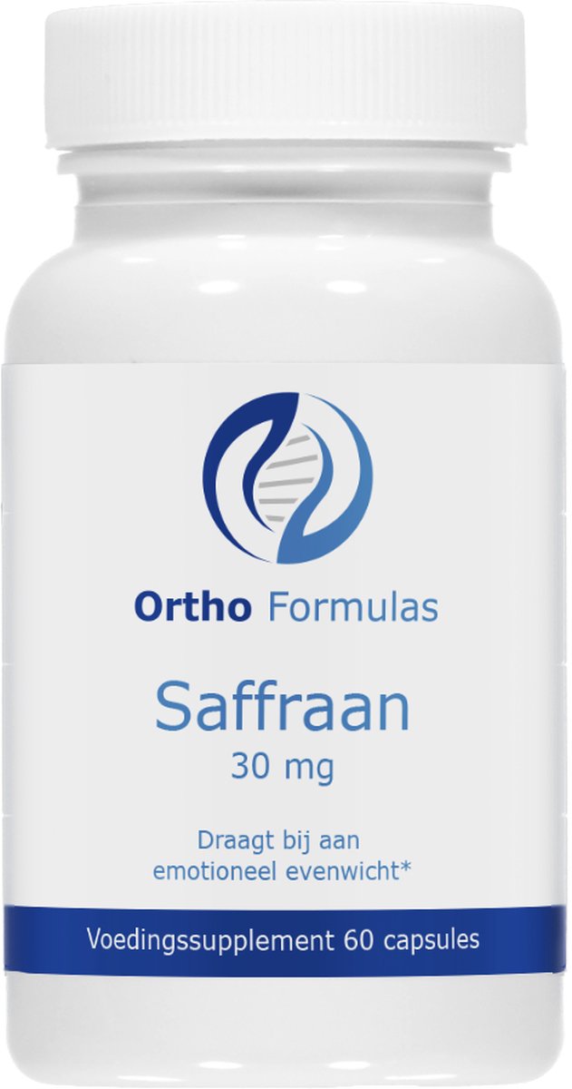 Goedkoopste Saffraan - 30 mg - 60 capsules - gemoedstoestand - ondersteuning menstruatie - geestelijke balans - ontspanning - vegan