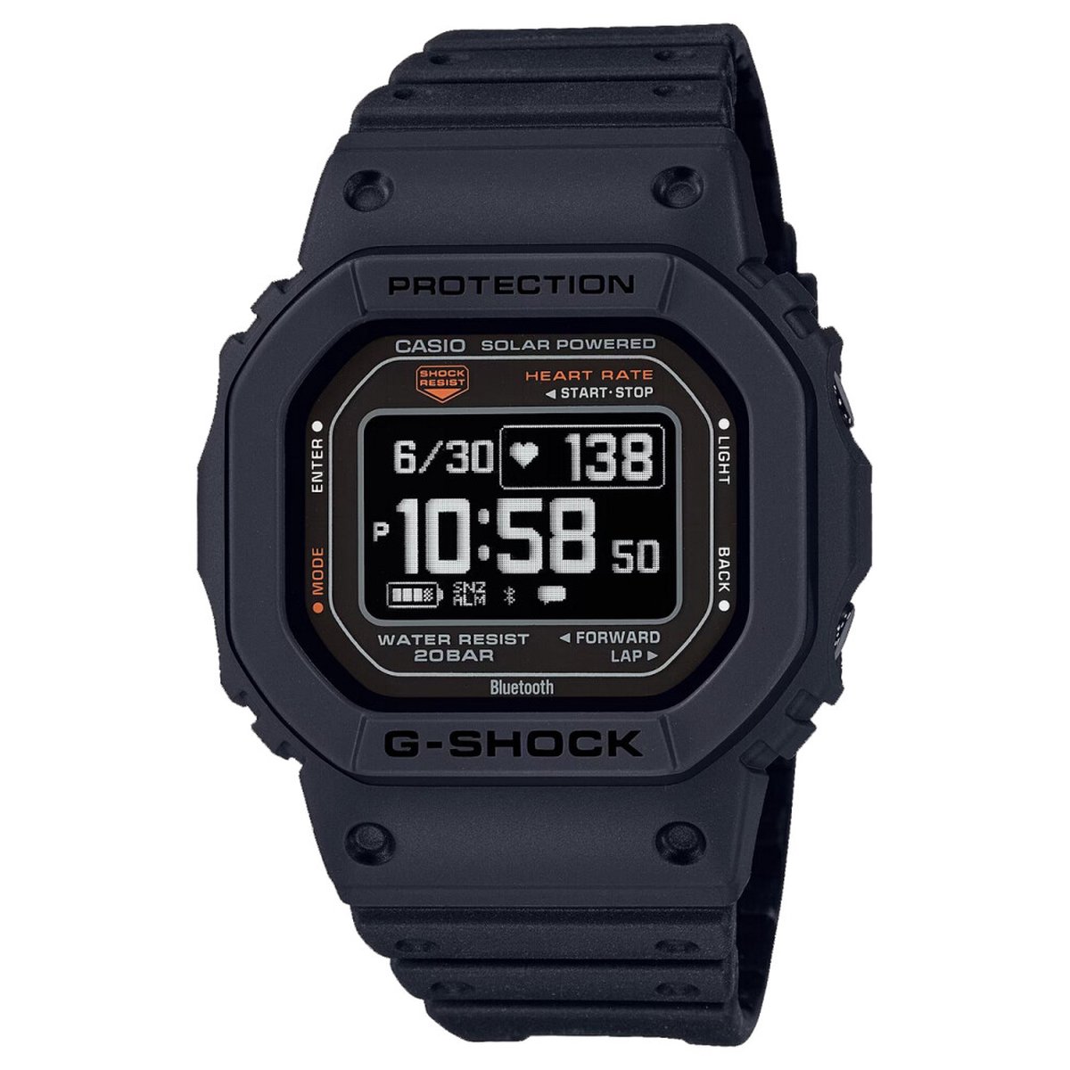 Casio G-Shock DW-H5600-1ER Horloge - Kunststof - Zwart - Ø 40 mm